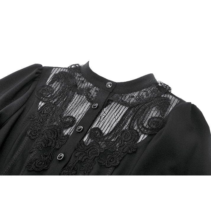 The Ethereal Decal Mesh Blouse
