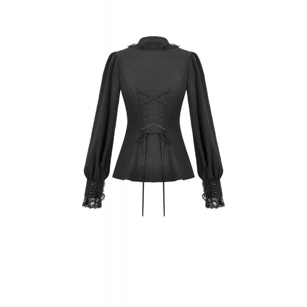 The Ethereal Decal Mesh Blouse