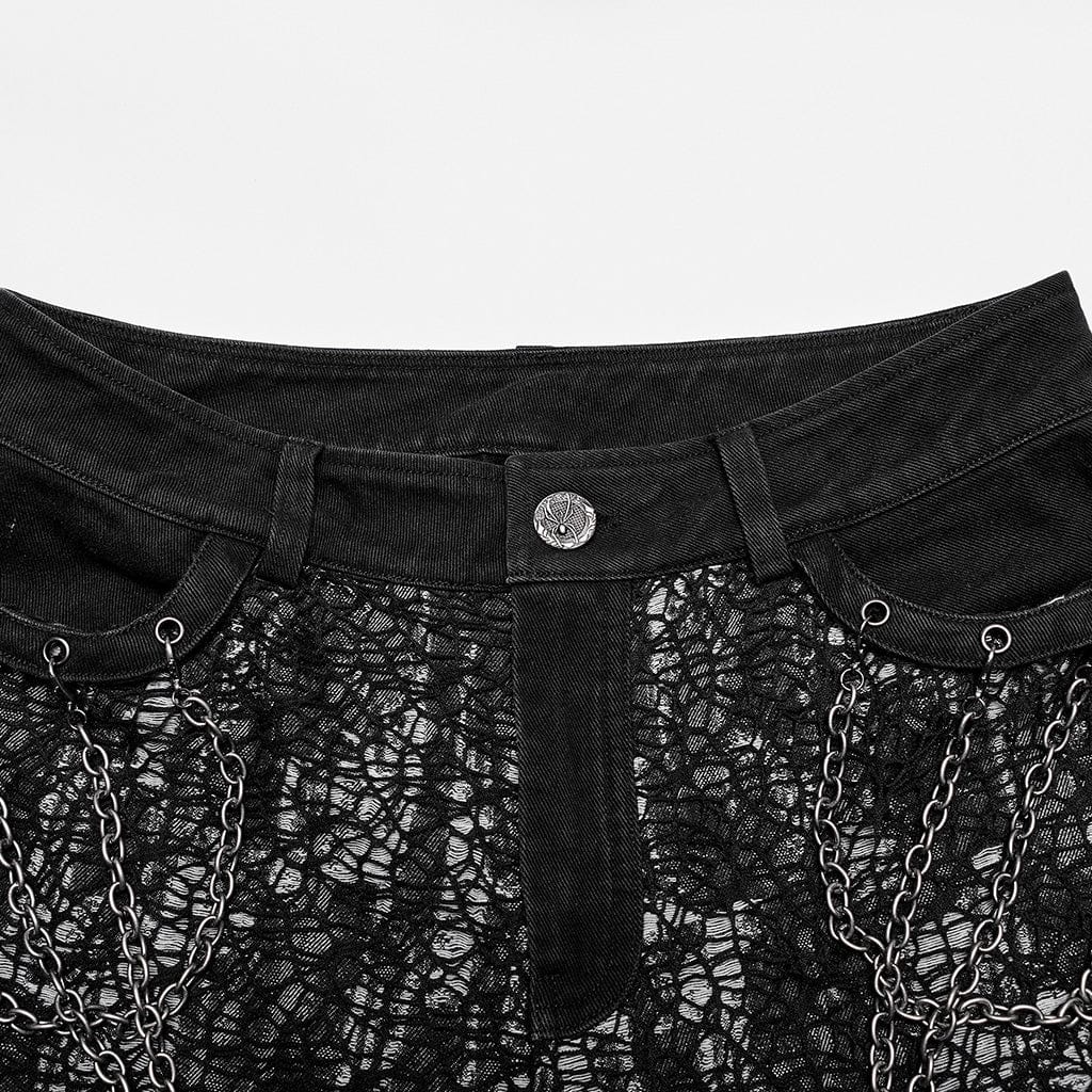 The Mesh Spliced Tactical Trouser