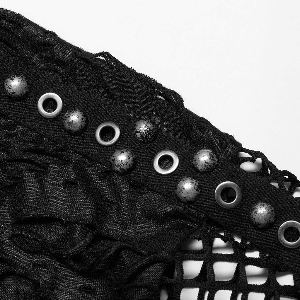 The Mosh-Pit Distressed Mesh Tee