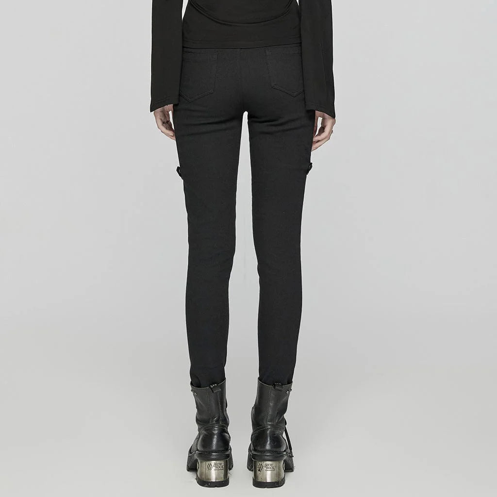 The Ossuary Patent Skeleton Pants